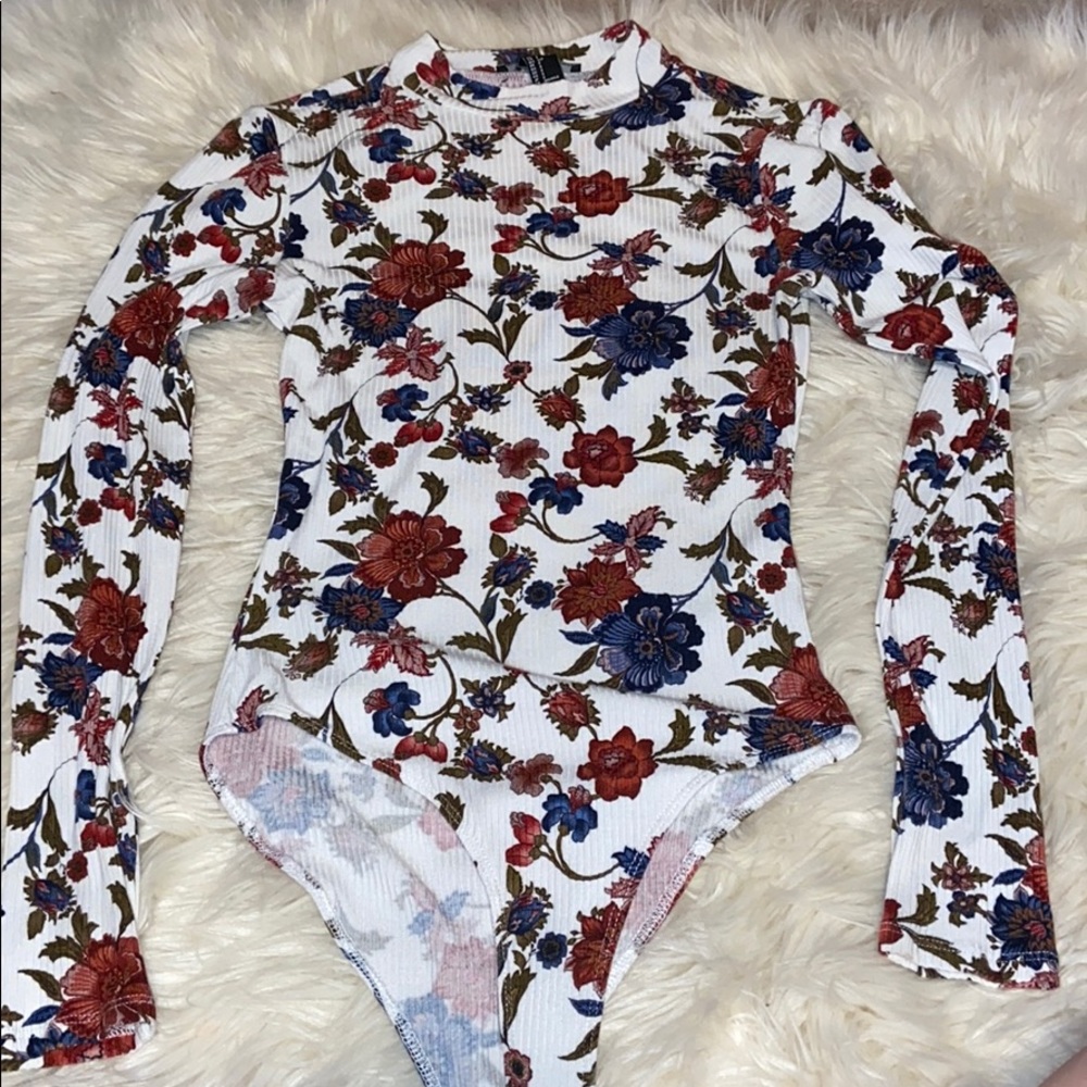 Forever 21 Floral Bodysuit